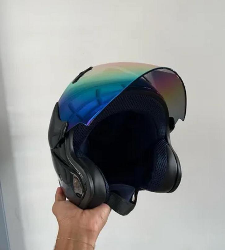 Arai helm met headset en kleurenvizier nieuw, Motoren, Kleding | Motorhelmen, M, Arai, Ophalen of Verzenden