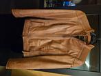 Camel kleurige lederen jas Milestone maat Smal, Kleding | Dames, Jassen | Winter, Milestone, Ophalen of Verzenden, Zo goed als nieuw