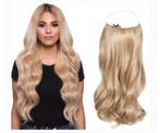 Kit extensions cheveux blond medium/ ondules/ a fil, Perruque ou Extension de cheveux, Envoi, Neuf