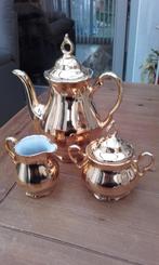 vintage porseleinen goudkleurig koffiesetje Bavaria 1920, Antiek en Kunst, Curiosa en Brocante, Ophalen of Verzenden