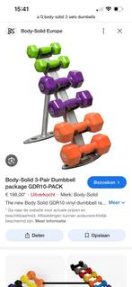 Dumbells + rack 4 - 6 - 9 pounds, Ophalen, Zo goed als nieuw