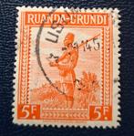 Timbre Ruanda-Urundi OBP 141, Enlèvement ou Envoi, Affranchi