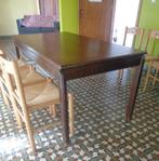 table s.à.m avec allonges, Ophalen, Gebruikt, 50 tot 100 cm, Vijf personen of meer