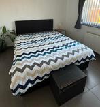 Boxspring met 2 lades onderaan 180x200cm, Huis en Inrichting, Slaapkamer | Boxsprings, Ophalen, Zo goed als nieuw