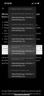NH hotel naar keuze, 1 overnachting, Tickets en Kaartjes, Twee personen, 1 overnachting