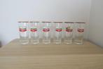 6 bierglazen Caulier lager, Ophalen of Verzenden, Zo goed als nieuw, Glas of Glazen, Overige merken