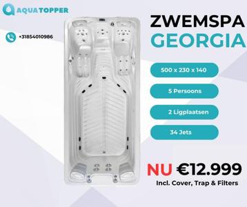 ZwemSpa Georgia (Balboa) - 500x230cm - 5 pers. - TOP DEAL!