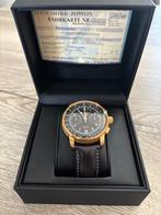 Zeppelin Luftschiffbau - Tachymeter, Overige merken, Leer, Polshorloge, Ophalen of Verzenden