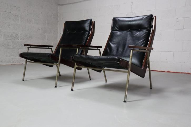 Pair of lounge chairs model 1611 by Rob Parry, 1952, Huis en Inrichting, Zetels | Zetels en Chaises Longues, Gebruikt, Ophalen