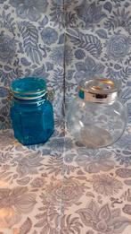 2 petits bocaux en verre pour épices ou autre, Enlèvement ou Envoi, Comme neuf