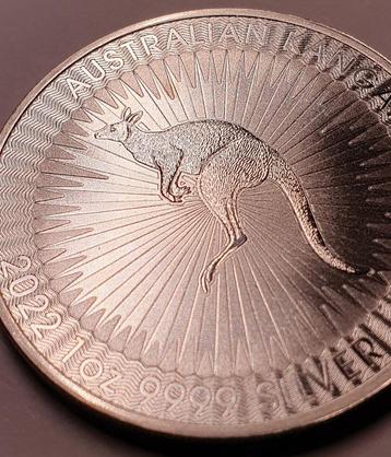 1 ounce zilver, 2022, Kangaroo, Australië beschikbaar voor biedingen