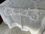 Organza fijne katoen tafelkleed, volledig handgeborduurd., Ophalen of Verzenden, Nieuw, Rechthoek, Binnen