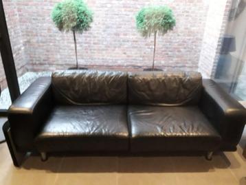 Zwart Lederen   kwaliteitszetels van zeer dik leder beschikbaar voor biedingen