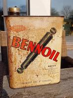 vintage olieblik BENNOIL, Verzamelen, Blikken, Ophalen of Verzenden, Gebruikt