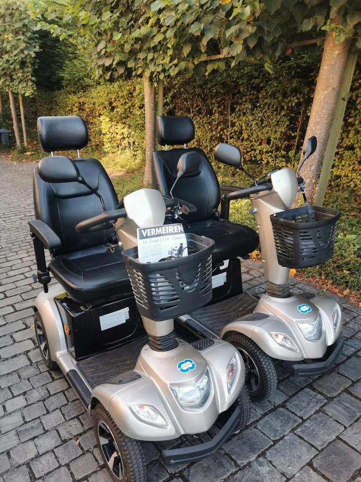 Scootmobiel carpo 4 huis levering mogelijk info 0488826971, Diversen, Rolstoelen, Zo goed als nieuw, Inklapbaar, Ophalen of Verzenden