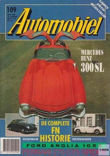 Automobiel 1989 Magazine #109 Nederlands beschikbaar voor biedingen