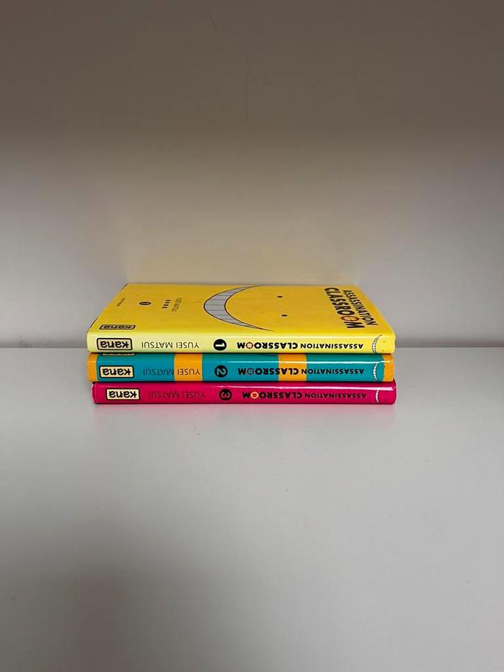 Assassination classroom 1-2-3, Boeken, Strips | Comics, Gelezen, Meerdere comics, Japan (Manga), Ophalen