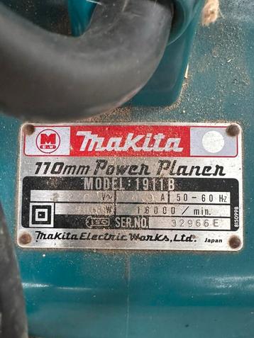 Ponceuse Matika 1911B, Enlèvement, Utilisé