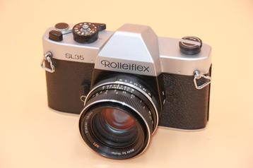 ROLLEIFLEX SL35 + PLANAR 50/1.8, Enlèvement ou Envoi, Utilisé, Reflex miroir