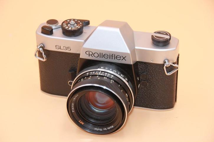 ROLLEIFLEX SL35 + PLANAR 50/1.8, Audio, Tv en Foto, Fotocamera's Analoog, Gebruikt, Spiegelreflex, Ophalen of Verzenden