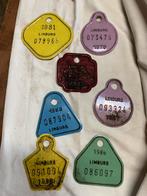 Voor verzamelaars 7 oude fiets platen jaren 80, Verzamelen, Ophalen of Verzenden