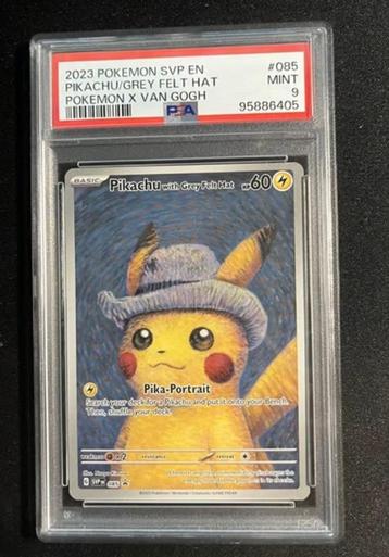 PSA9 Pikachu Van Gogh beschikbaar voor biedingen