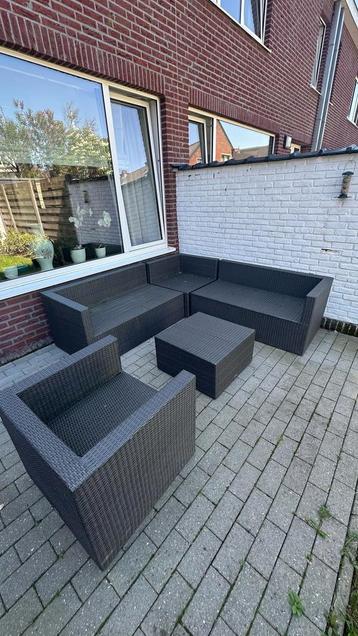 Lounge set met 4 stoelen zonder tafel, Enlèvement ou Envoi, Utilisé