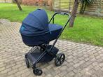 Cybex Priam compleet met wieg, zitting en voetenzak, Kinderen en Baby's, Kinderwagens en Combinaties, Zo goed als nieuw, Verstelbare duwstang