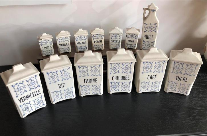 Oude Antieken voorraad potten in keramiek van 1920-1940, Antiek en Kunst, Antiek | Keramiek en Aardewerk, Ophalen of Verzenden