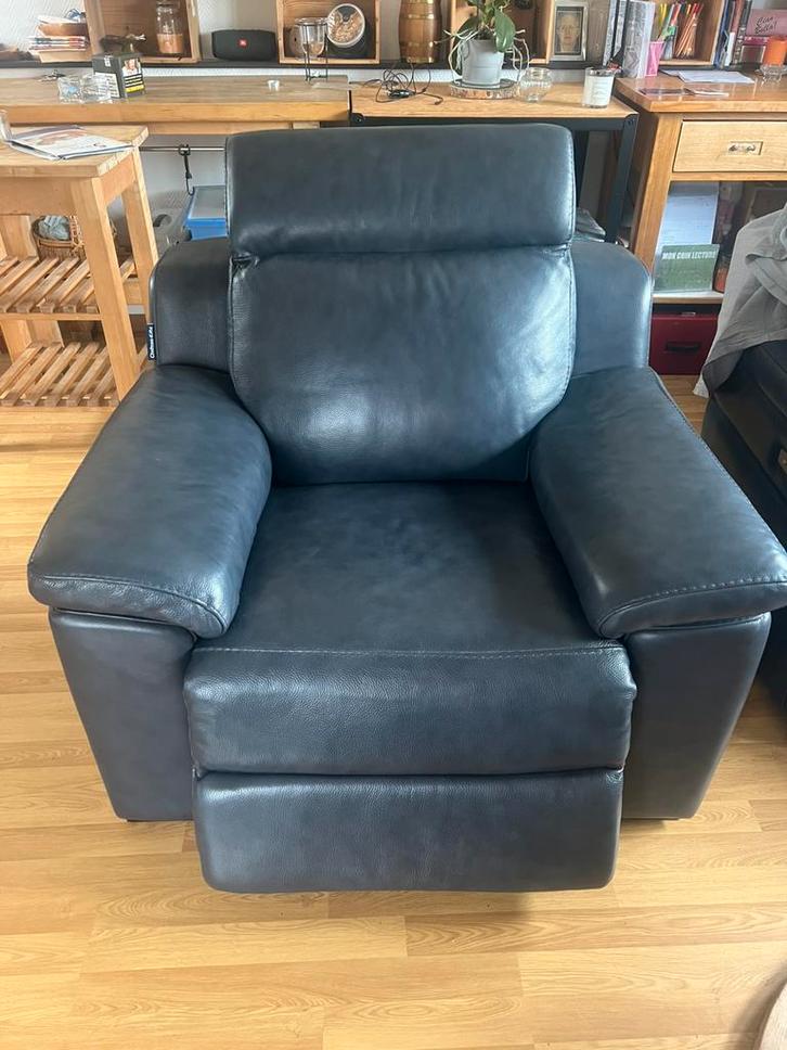 Relax, Maison & Meubles, Fauteuils, Comme neuf, Cuir, Enlèvement