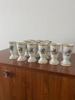 12 mazagrans porcelaine de Limoges, Ophalen of Verzenden