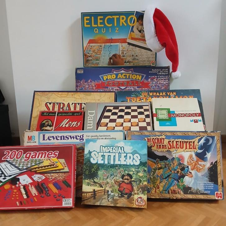 Bordspellen Pakket – 11 stuks. Ideaal voor Sinterklaas/Kerst, Hobby en Vrije tijd, Gezelschapsspellen | Bordspellen, Gebruikt
