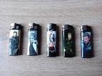 Johnny Hallyday set van 5 aanstekers (lot nr. 2), Verzenden