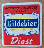 bieretiket " Gildebier" Brij t Hoefijzer J.Ooms Diest, Verzamelen, Ophalen of Verzenden, Nieuw