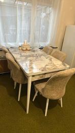 Opvouwbare tafel en 6 stoelen, Ophalen of Verzenden