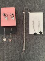 Allerlei Prachtige Sieraadjes Stainless Steel, Verzenden, Nieuw, Zilver, Met strass