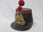 Franse shako M-1852 Louis Napoleon Grenadier Garde National., Collections, Enlèvement ou Envoi