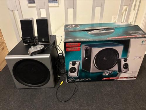 Logitech z-2300 PC Speakers / Luidsprekers, Computers en Software, Pc speakers, Gebruikt, Audiokanaal 2.1, Ophalen