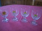 4 bier glazen grimbergen, Ophalen, Zo goed als nieuw, Bierglas