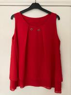Heel mooi rood bloesje zonder mouwen, wijd model. Medium, Maat 38/40 (M), Ophalen of Verzenden, Zo goed als nieuw, Zonder mouw