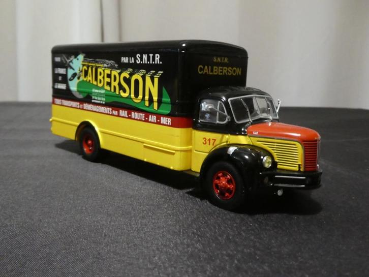 Modèle réduit camion Berliet GLR Calberson 1/43, Verzamelen, Complete verzamelingen en Collecties, Ophalen of Verzenden