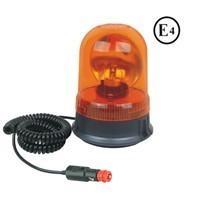 Gyrophare orange magnétique 12V pour signalisation 