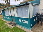 Voortent sta caravan, Ophalen, Gebruikt