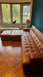 Opnieuw te koop leren salon (buffel), Huis en Inrichting, Stoelen, Ophalen, Zo goed als nieuw