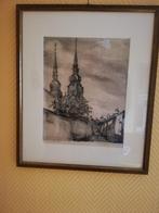 Lithographie de Christmann Adolf, Antiek en Kunst, Ophalen of Verzenden