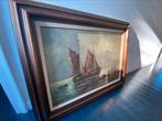 Peinture à l’huile R. Wouters, Antiek en Kunst, Kunst | Schilderijen | Klassiek