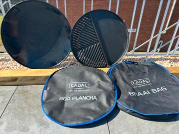 Cadac accessoires:  skottelbraai paellapan + grill/plancha, Enlèvement, Comme neuf