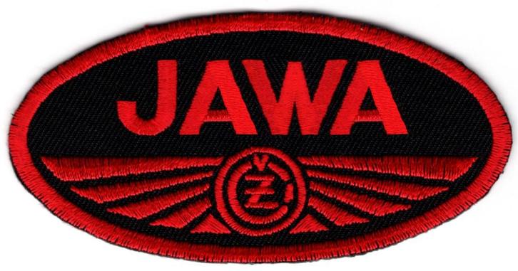 JAWA CZ stoffen opstrijk patch embleem #3, Motos, Accessoires | Autocollants, Envoi