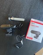 Trust Video Chat full HD 1080p resoltion Webcam, Computers en Software, Webcams, Microfoon, MacOS, Ophalen of Verzenden, Zo goed als nieuw