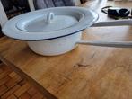 Oude toilet pot ,met deksel ,nooit gebruikt is nog als nieuw, Antiek en Kunst, Ophalen